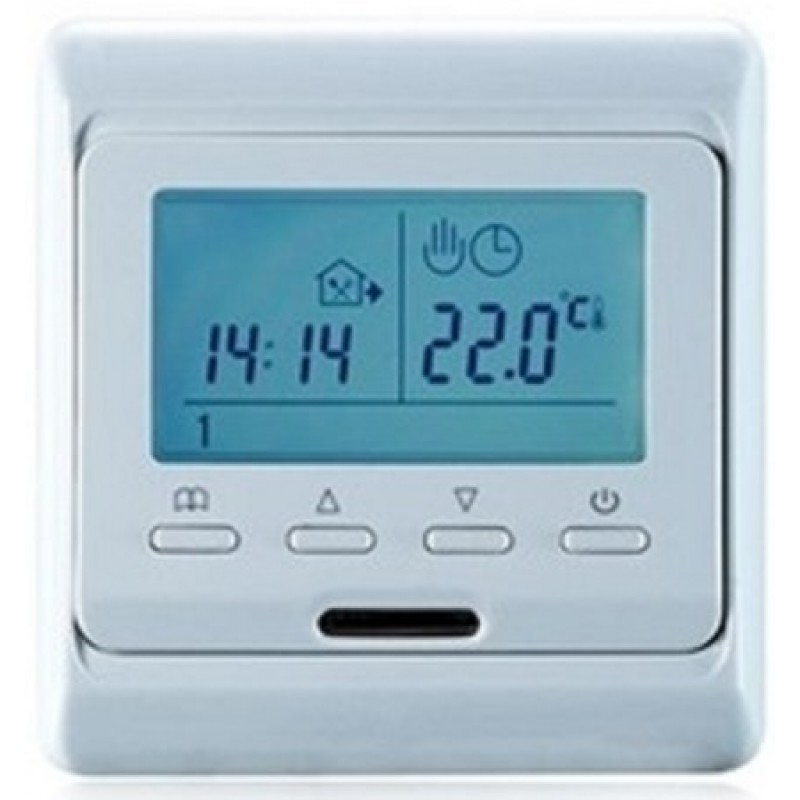 Термостат комнатный программируемый с дисплеем с датчиком воздуха и .