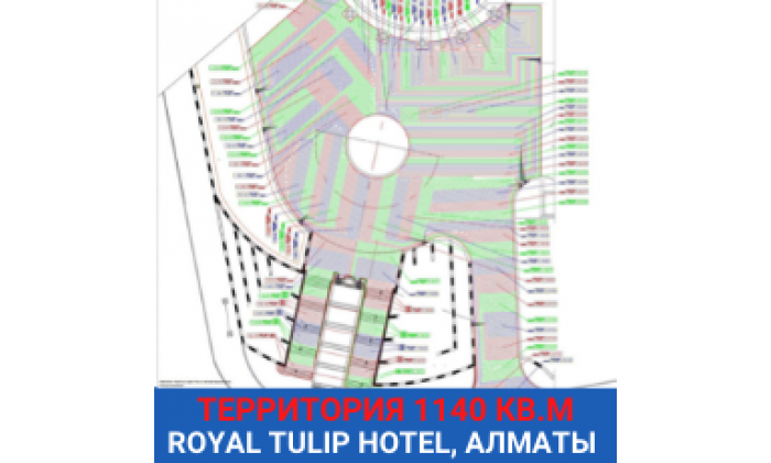 Система снеготаяния 1140квм Royal Tulip Hotel Алматы