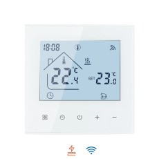 Проводной WiFi термостат TDR89 White