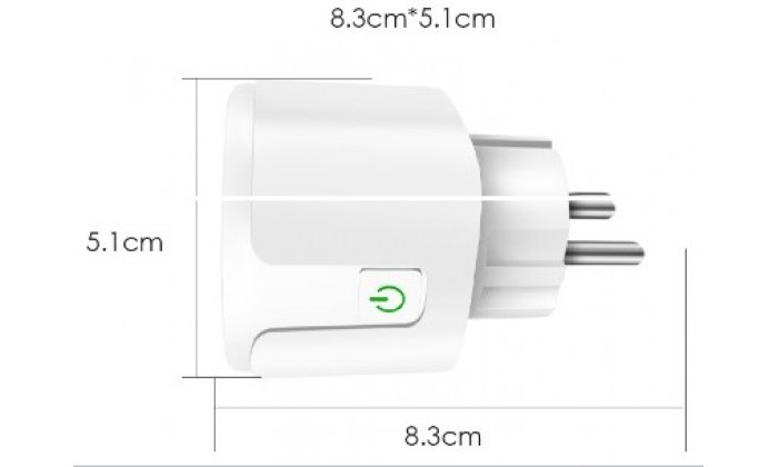 Умная розетка WiFi 16А