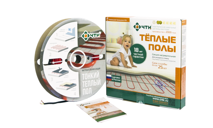 Нагревательный кабель ЧТК СНТ-18-148 (8,2 метра)