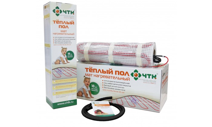 Нагревательный мат ЧТК 4м² МНД-4,0-640Вт