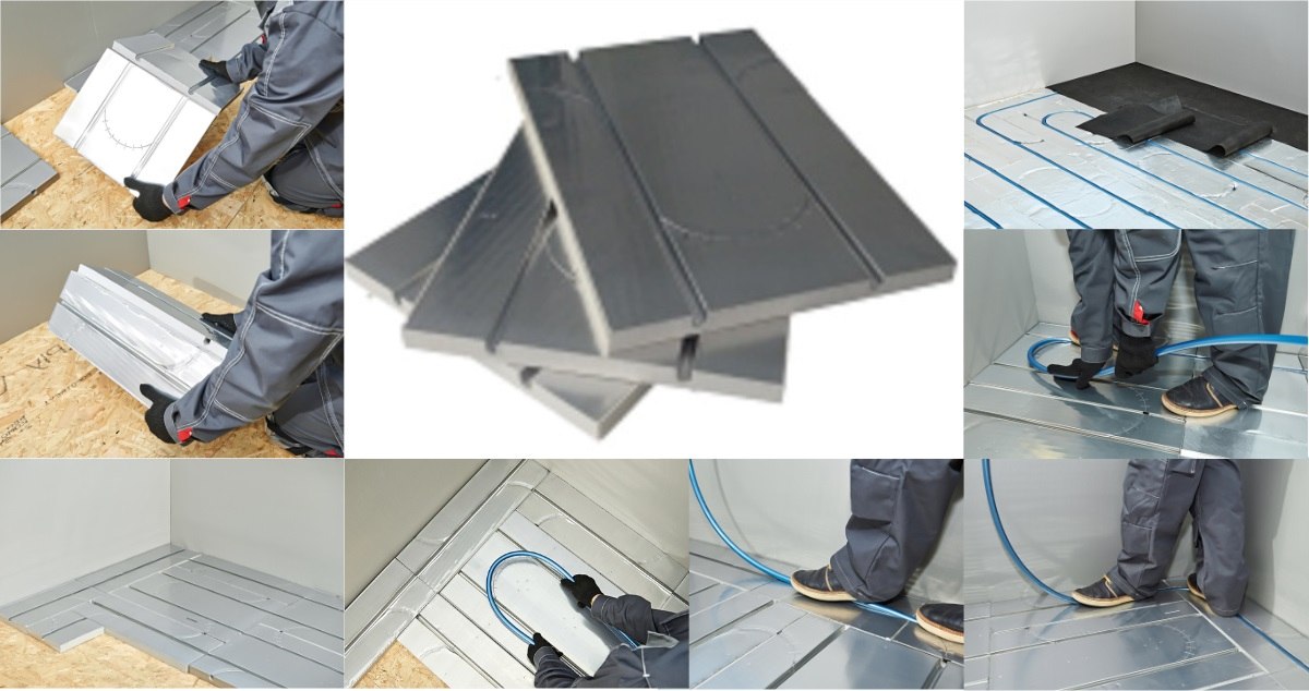 Теплый пол без стяжки